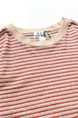 画像10: Behind The River (ビハインドザリバー) Gordie S/S Border Tee [RED/ACE] (10)