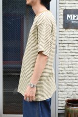 画像8: Behind The River (ビハインドザリバー) Gordie S/S Border Tee [YELLOW/EYEBALL] (8)