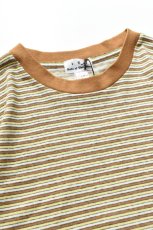 画像10: Behind The River (ビハインドザリバー) Gordie S/S Border Tee [YELLOW/EYEBALL] (10)
