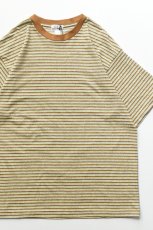 画像1: Behind The River (ビハインドザリバー) Gordie S/S Border Tee [YELLOW/EYEBALL] (1)