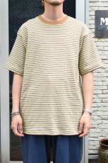 画像7: Behind The River (ビハインドザリバー) Gordie S/S Border Tee [YELLOW/EYEBALL] (7)