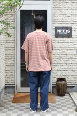 画像6: Behind The River (ビハインドザリバー) Gordie S/S Border Tee [RED/ACE] (6)