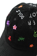 画像3: Behind The River (ビハインドザリバー) BTR×Lucy OAXACA Animalitos Corduroy Cap [BLACK] (3)