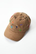 画像1: Behind The River (ビハインドザリバー) BTR×Lucy OAXACA Animalitos Corduroy Cap [KHAKI] (1)