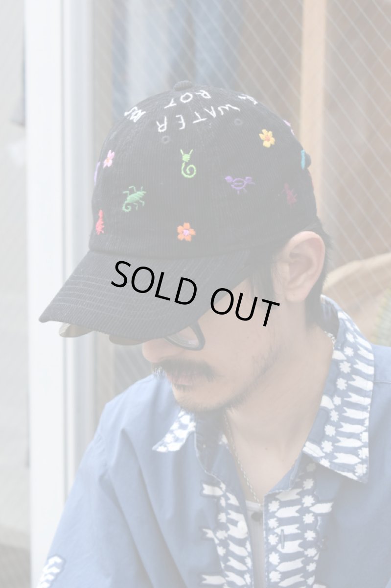 画像7: Behind The River (ビハインドザリバー) BTR×Lucy OAXACA Animalitos Corduroy Cap [BLACK] (7)