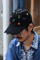 画像7: Behind The River (ビハインドザリバー) BTR×Lucy OAXACA Animalitos Corduroy Cap [BLACK] (7)