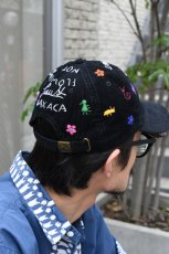 画像9: Behind The River (ビハインドザリバー) BTR×Lucy OAXACA Animalitos Corduroy Cap [BLACK] (9)