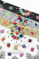 画像1: oaxaca (オアハカ) Hand Stitch Bandana [4-colors] (1)