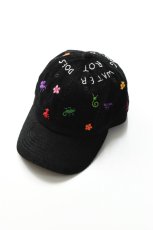 画像1: Behind The River (ビハインドザリバー) BTR×Lucy OAXACA Animalitos Corduroy Cap [BLACK] (1)