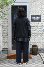 画像6: Behind The River (ビハインドザリバー) "Black Beauty Vintage" Black Over Dye J.C.Higgins Hunting Vest (6)