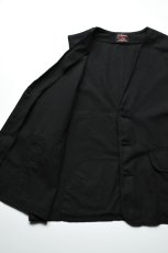画像17: Behind The River (ビハインドザリバー) "Black Beauty Vintage" Black Over Dye J.C.Higgins Hunting Vest (17)
