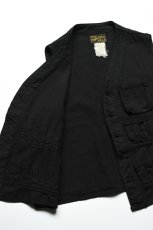画像9: 【For WOMEN】Behind The River (ビハインドザリバー) "Black Beauty Vintage" Black Over Dye Sterling J.C.Penney Hunting Vest (9)