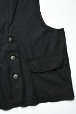 画像13: Behind The River (ビハインドザリバー) "Black Beauty Vintage" Black Over Dye J.C.Higgins Hunting Vest (13)