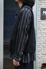 画像8: Behind The River (ビハインドザリバー) "Black Beauty Vintage" Black Over Dye J.C.Higgins Hunting Vest (8)