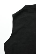画像11: 【For WOMEN】Behind The River (ビハインドザリバー) "Black Beauty Vintage" Black Over Dye Sterling J.C.Penney Hunting Vest (11)