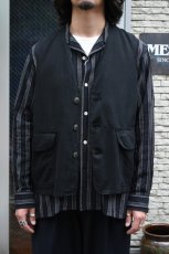 画像7: Behind The River (ビハインドザリバー) "Black Beauty Vintage" Black Over Dye J.C.Higgins Hunting Vest (7)