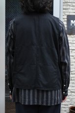 画像9: Behind The River (ビハインドザリバー) "Black Beauty Vintage" Black Over Dye J.C.Higgins Hunting Vest (9)