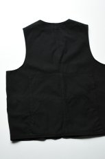 画像18: Behind The River (ビハインドザリバー) "Black Beauty Vintage" Black Over Dye J.C.Higgins Hunting Vest (18)