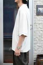 画像8: handvaerk (ハンドバーク) PIQUE S/S TAPERED BIG POLO SHIRT [LT.GREY] (8)