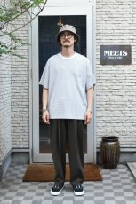 画像7: handvaerk (ハンドバーク) 60/2 S/S BIG T-SHIRT [WHITE/BLACK] (7)