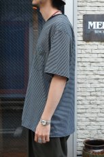 画像4: handvaerk (ハンドバーク) 60/2 S/S BIG T-SHIRT [BLACK/WHITE] (4)