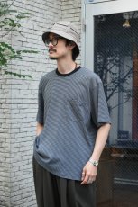 画像6: handvaerk (ハンドバーク) 60/2 S/S BIG T-SHIRT [BLACK/WHITE] (6)