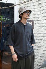 画像6: handvaerk (ハンドバーク) PIQUE S/S TAPERED BIG POLO SHIRT [CARBON BLACK] (6)