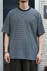 画像3: handvaerk (ハンドバーク) 60/2 S/S BIG T-SHIRT [BLACK/WHITE] (3)