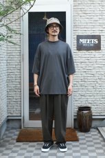 画像4: handvaerk (ハンドバーク) 60/2 S/S TAPERED BIG T-SHIRT [IRON] (4)
