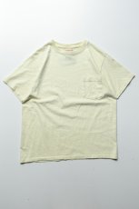 画像2: GOODWEAR (グッドウェア) S/S POCKET TEE [CREAM YELLOW] (2)