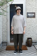 画像4: handvaerk (ハンドバーク) 60/2 S/S TAPERED BIG T-SHIRT [STONEWARE] (4)