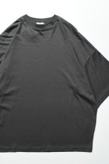 画像1: handvaerk (ハンドバーク) 60/2 S/S TAPERED BIG T-SHIRT [IRON] (1)