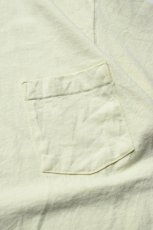 画像6: GOODWEAR (グッドウェア) S/S POCKET TEE [CREAM YELLOW] (6)