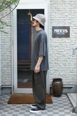 画像5: handvaerk (ハンドバーク) 60/2 S/S TAPERED BIG T-SHIRT [IRON] (5)