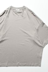 画像1: handvaerk (ハンドバーク) 60/2 S/S TAPERED BIG T-SHIRT [STONEWARE] (1)