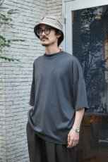 画像3: handvaerk (ハンドバーク) 60/2 S/S TAPERED BIG T-SHIRT [IRON] (3)