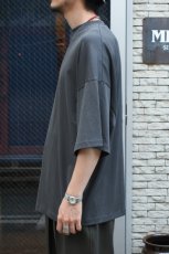 画像8: handvaerk (ハンドバーク) 60/2 S/S TAPERED BIG T-SHIRT [IRON] (8)
