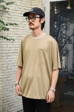 画像4: BURLAP OUTFITTER (バーラップアウトフィッター) MESH POCKET TEE [KHAKI] (4)