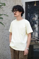 画像3: GOODWEAR (グッドウェア) S/S POCKET TEE [CREAM YELLOW] (3)