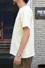 画像8: GOODWEAR (グッドウェア) S/S POCKET TEE [CREAM YELLOW] (8)