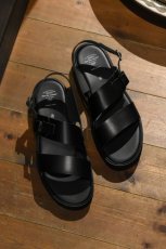 画像1: foot the coacher (フットザコーチャー) S.S. BELT SANDALS [BLACK] (1)