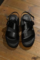 画像2: foot the coacher (フットザコーチャー) S.S. BELT SANDALS [BLACK] (2)
