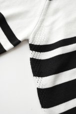 画像13: A.D.A.N (エーディーエーエヌ) VENTILATION MESH KNIT S/S SWEATER [BLACK BORDER] (13)