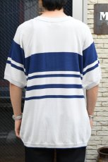 画像8: A.D.A.N (エーディーエーエヌ) VENTILATION MESH KNIT S/S SWEATER [GRAY BORDER] (8)