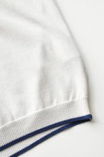 画像14: A.D.A.N (エーディーエーエヌ) VENTILATION MESH KNIT S/S SWEATER [GRAY BORDER] (14)