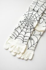 画像4: A.D.A.N (エーディーエーエヌ) SPIDER WEB SOCKS FIVE TOE [2-colors] (4)
