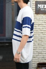 画像7: A.D.A.N (エーディーエーエヌ) VENTILATION MESH KNIT S/S SWEATER [GRAY BORDER] (7)