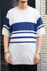 画像6: A.D.A.N (エーディーエーエヌ) VENTILATION MESH KNIT S/S SWEATER [GRAY BORDER] (6)
