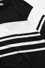 画像10: A.D.A.N (エーディーエーエヌ) VENTILATION MESH KNIT S/S SWEATER [BLACK BORDER] (10)