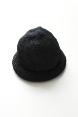 画像1: Indietro Association (インディエトロアソシエーション) Roll Knit Cap [BLACK] (1)
